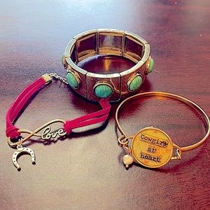 Cowgirl bracelet set